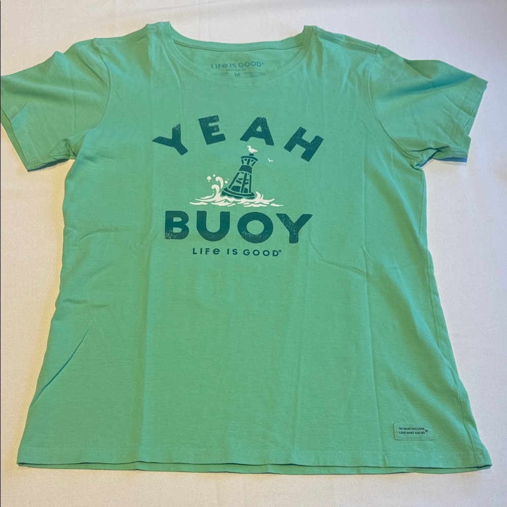 Life Is Good Seafoam 'Yeah Buoy' Tee